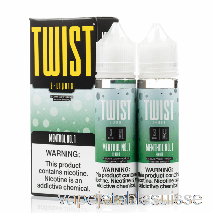 Vape Suisse Menthol No. 1 - E-liquide Twist - 120ml 12mg